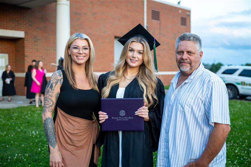 Students celebrate graduating